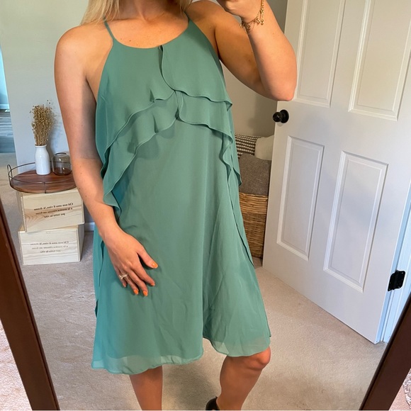 BCBGMaxAzria Dresses & Skirts - NWT BCBGMaxAzria Jade Ruffle Dress Size Small